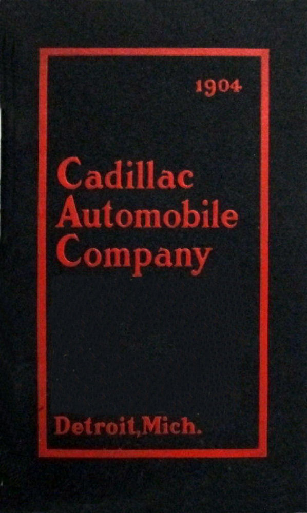 1904 Cadillac Catalogue